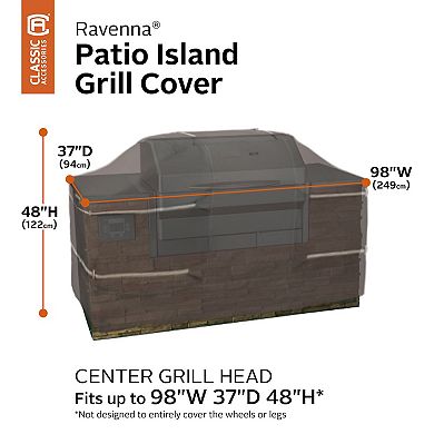 Classic Accessories Ravenna Water-Resistant BBQ Grill Patio Cover