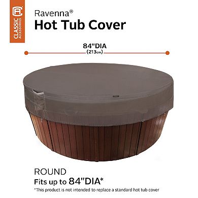 Classic Accessories Ravenna Water-Resistant Round Hot Tub Patio Cover