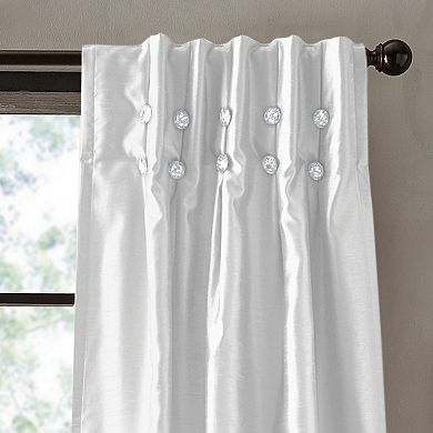 Peri Gemstone Set of 2 Inverted Pleat Window Curtain Panels