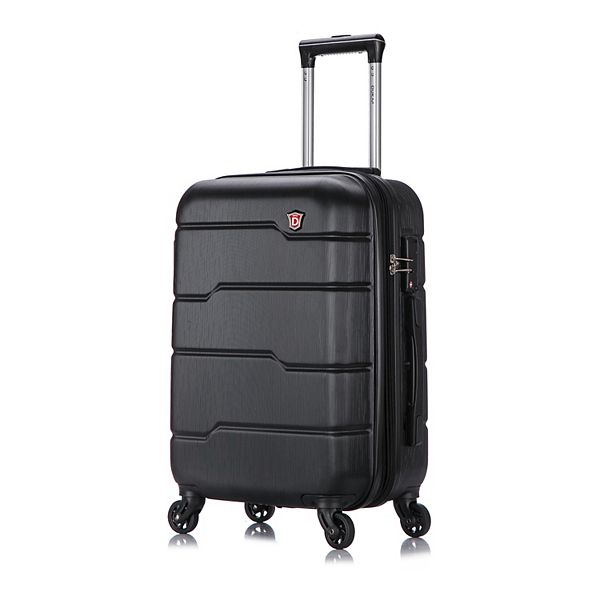 Dukap Rodez 20-Inch Carry-On Hardside Spinner Luggage - Black