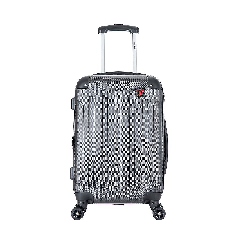 Dukap Intely 20-Inch Carry-On Hardside Spinner Luggage, Gray