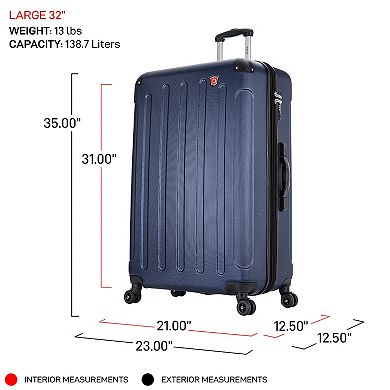 Dukap Intely 32-Inch Hardside Spinner Luggage