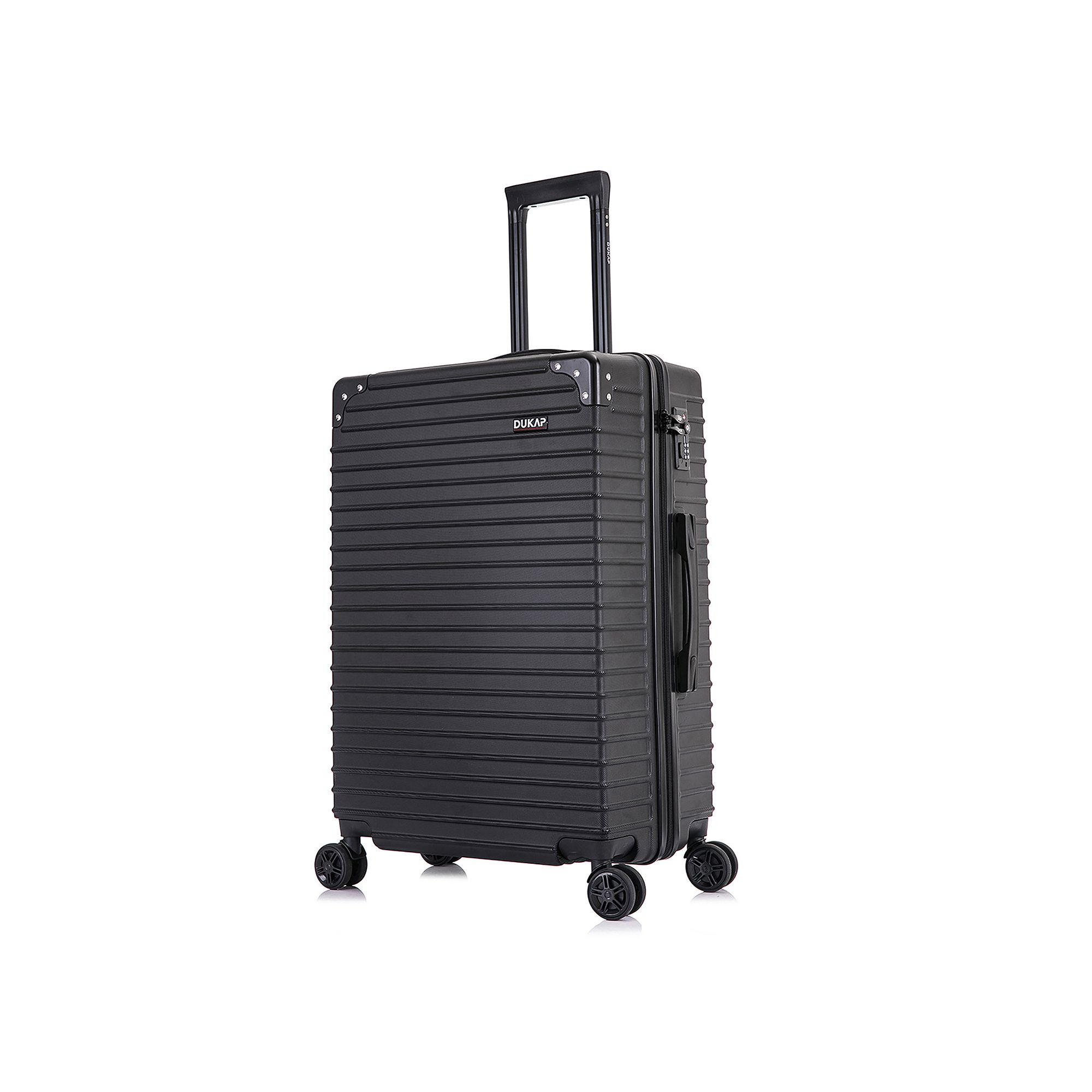 Dukap Tour 24-Inch Hardside Spinner Luggage, Black