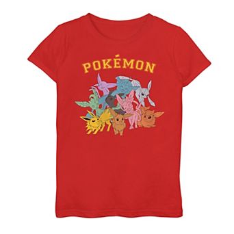 Girls 7-16 Pokemon Eeveelutions Graphic Tee
