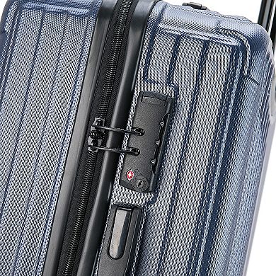 Dukap Stratos 20-Inch Carry-On Hardside Spinner Luggage