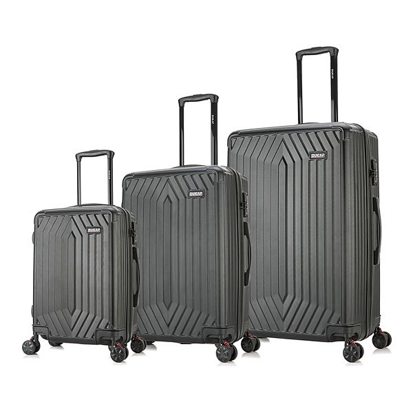 Dukap Stratos 3-Piece Hardside Spinner Luggage Set