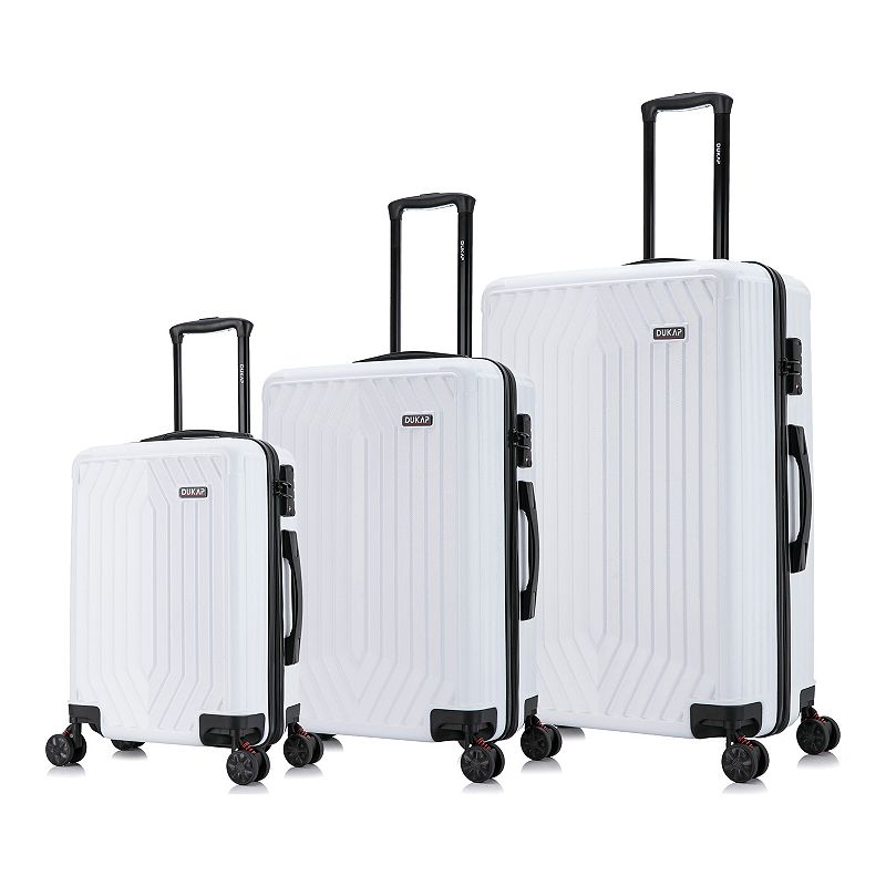 70396722 Dukap Stratos 3-Piece Hardside Spinner Luggage Set sku 70396722