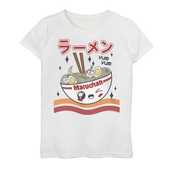 Girls 7-16 Maruchan Kawai Bowl Wink Kanji Graphic Tee