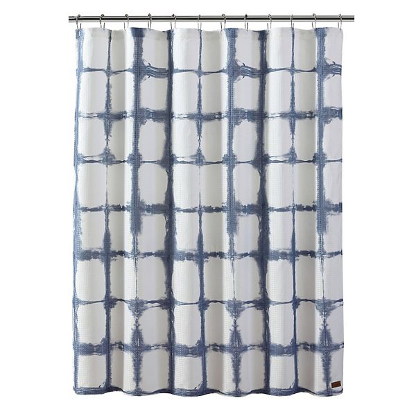 Koolaburra by UGG Shibori Plaid Shower Curtain