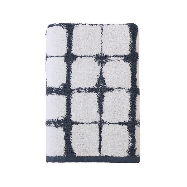 Koolaburra by UGG Shibori Plaid Towel, Bath Sheet, Hand Towel or