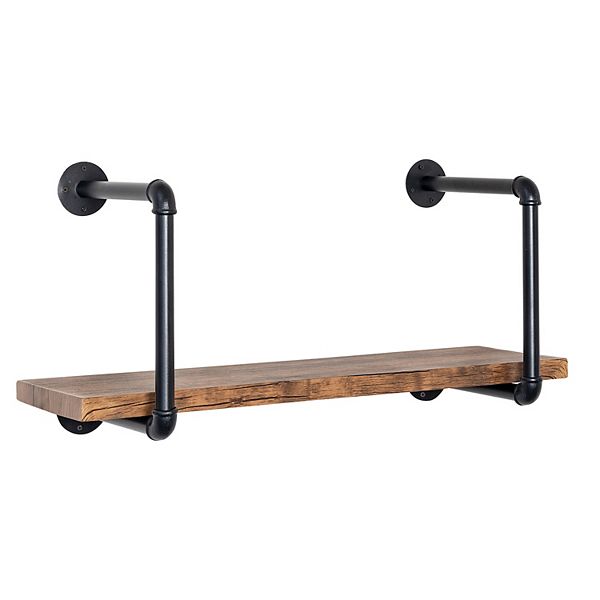 HoneyCanDo Industrial Wall Shelf