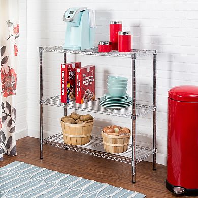 Honey-Can-Do 3-Shelf Heavy Duty Adjustable Storage Unit