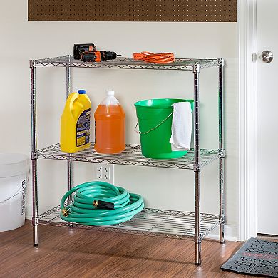 Honey-Can-Do 3-Shelf Heavy Duty Adjustable Storage Unit