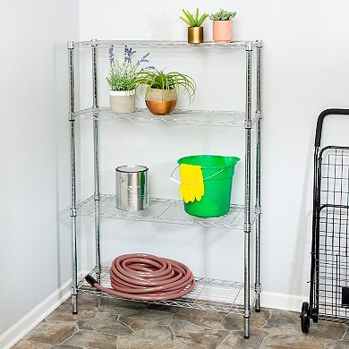 Honey-Can-Do 4-Shelf Heavy Duty Adjustable Shelving Unit