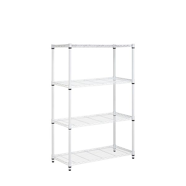 HoneyCanDo Adjustable 4Shelf HeavyDuty Shelving Unit