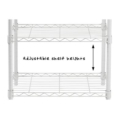 Honey-Can-Do 3-Shelf Heavy Duty Adjustable Shelving Unit