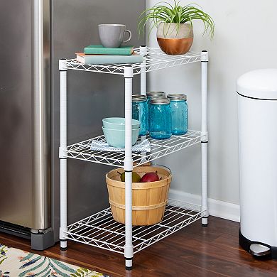 Honey-Can-Do 3-Shelf Heavy Duty Adjustable Shelving Unit