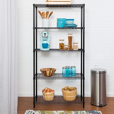 Honey-Can-Do Heavy Duty 5-Shelf Adjustable Shelving Unit