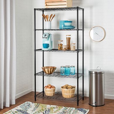 Honey-Can-Do Heavy Duty 5-Shelf Adjustable Shelving Unit