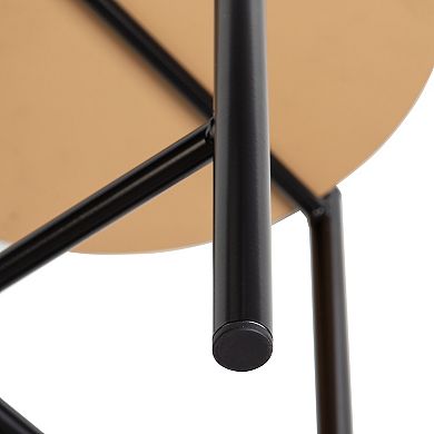 Honey-Can-Do Round T-Frame End Table