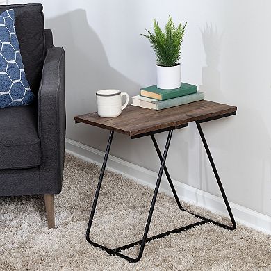 Honey-Can-Do Rectangular End Table