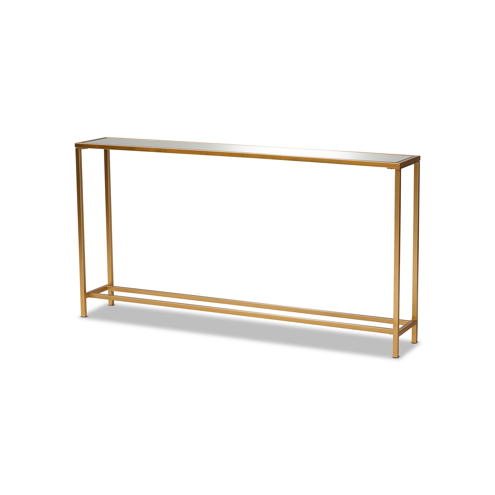 Baxton Studio Alessa Console Table, Gold