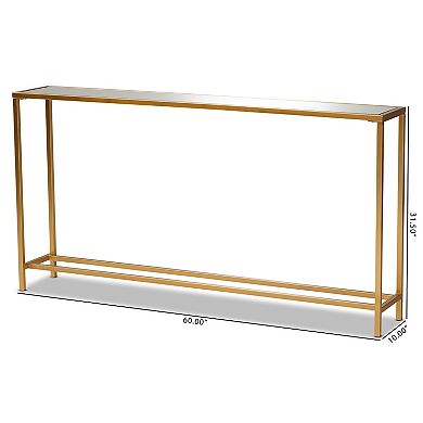 Baxton Studio Alessa Console Table