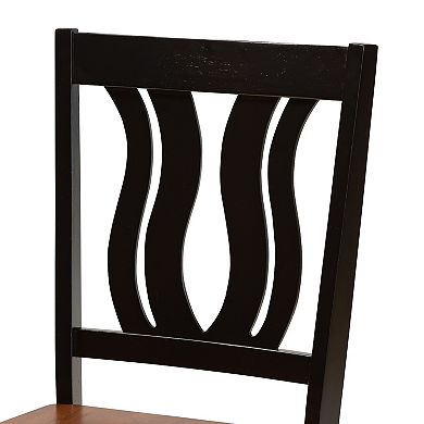 Baxton Studio Anesa Dining Table & Chair 5-piece Set