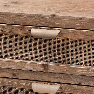 Baxton Studio Calida 3-Drawer Dresser