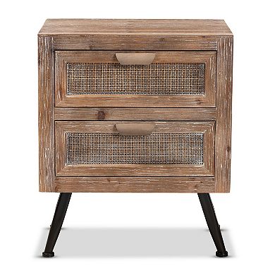 Baxton Studio Calida Night Stand Table