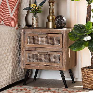Baxton Studio Calida Night Stand Table