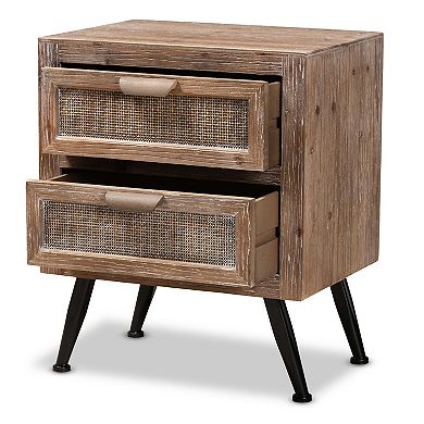 Baxton Studio Calida Night Stand Table