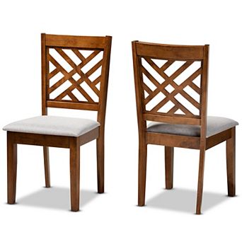 Baxton Studio Caron Dining Chair 2 pc Set