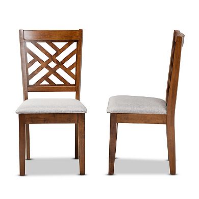 Baxton Studio Caron Dining Chair 2-piece Set