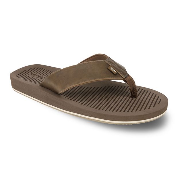 Dockers® 7 Mile Collection Etched Sock Men's Flip Flop Sandals