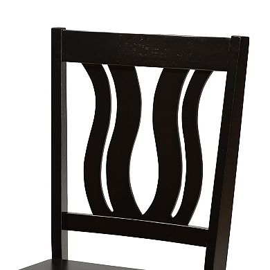 Baxton Studio Fenton Dining Chair 2-piece Set