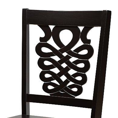 Baxton Studio Gervais Dining Chair 2-piece Set