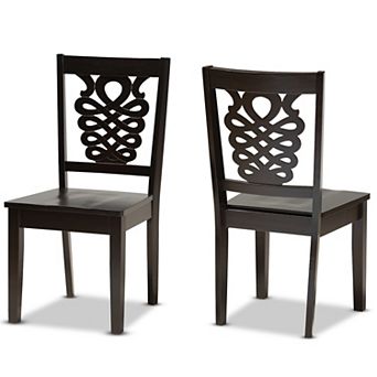 Baxton Studio Gervais Dining Chair 2 pc Set