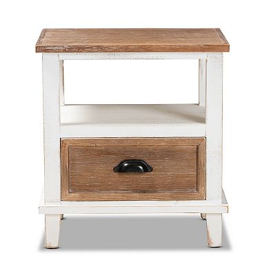 Baxton Studio Glynn Nightstand