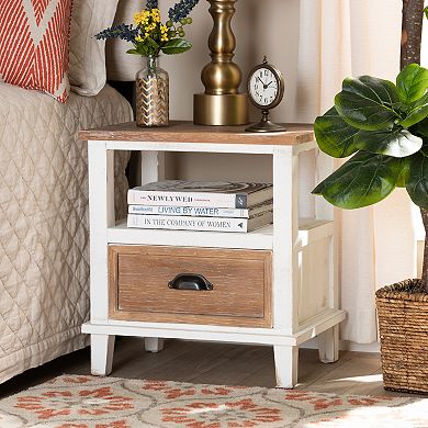 Baxton Studio Glynn Nightstand