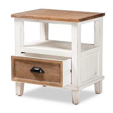 Baxton Studio Glynn Nightstand