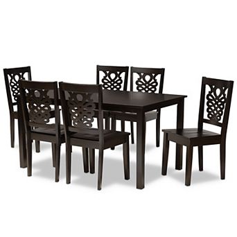 Baxton Studio Luisa Dining 7 pc Set