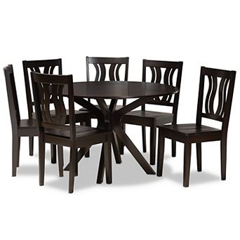Baxton Studio Mare Dining 7 pc Set