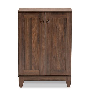 Baxton Studio Nissa Shoe Cabinet Floor Decor