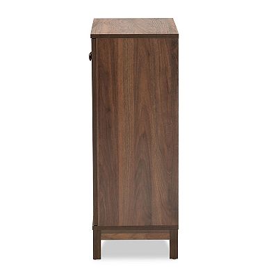 Baxton Studio Nissa Shoe Cabinet Floor Decor