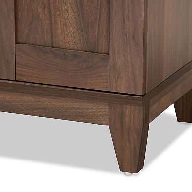 Baxton Studio Nissa Shoe Cabinet Floor Decor