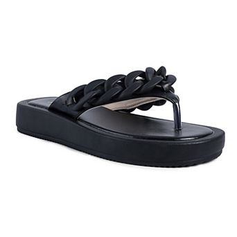 Womens Esprit XING Chain Thong Sndls