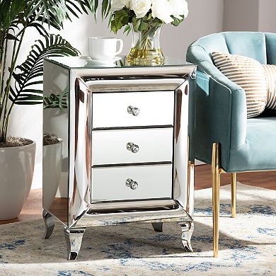 Baxton Studio Pauline Nightstand