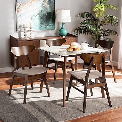 Baxton Studio Pearson Dining 5-piece Set