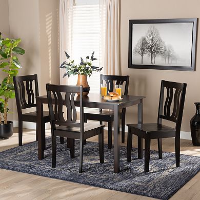 Baxton Studio Zamira Dining 5-piece Set
